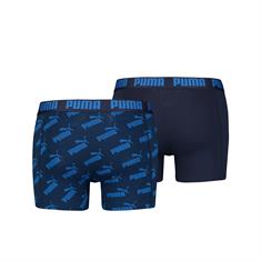 Puma Print Boxer 2er Pack blau1