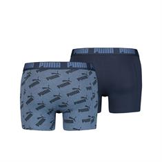 Puma Print Boxer 2er Pack blau2