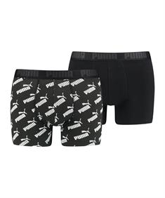 Puma Print Boxer 2er Pack schwarz