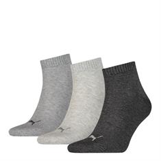 Puma Socken Quarter 3er Pack grau