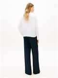 Pure Linen Oversized Fit Shirt th optic white