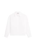 Pure Linen Oversized Fit Shirt th optic white