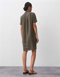 Quinty linen deep green