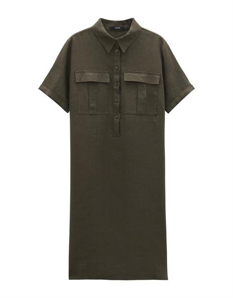 Quinty linen deep green
