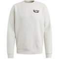 R-neck brushed sweat vaporous gray