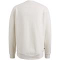 R-neck brushed sweat vaporous gray