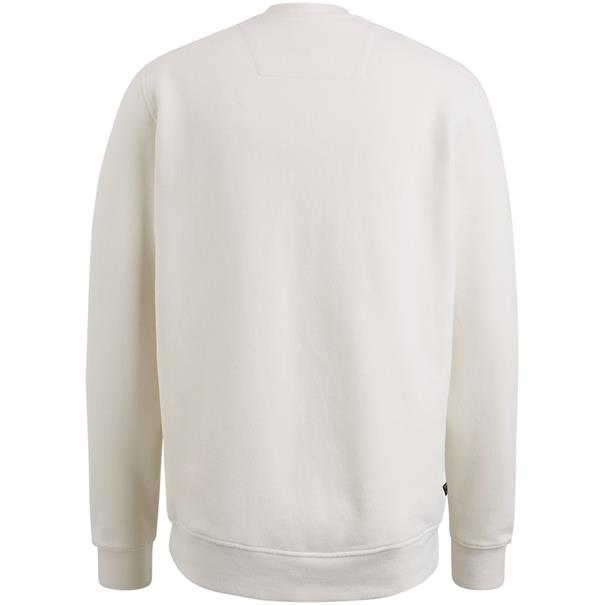 R-neck brushed sweat vaporous gray
