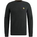 R-neck cotton mouline black