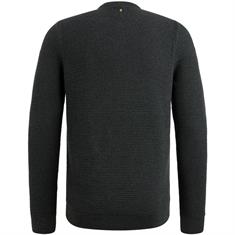 R-neck cotton mouline black