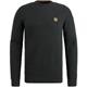 R-neck cotton mouline black