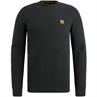 R-neck cotton mouline black