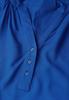 Raglan-Bluse in Unifarbe force blue