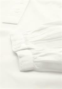 Raglan-Bluse in Unifarbe off white