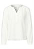 Raglan-Bluse in Unifarbe off white