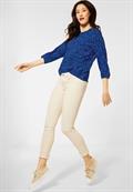 Raglan Bluse mit Print eclipse blue