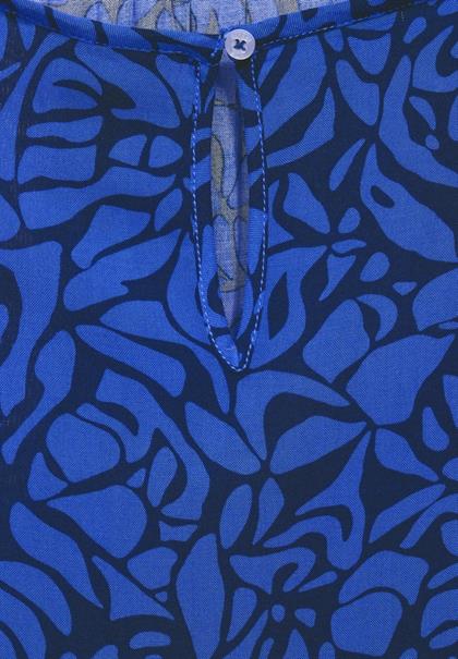 Raglan Bluse mit Print eclipse blue