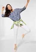 Raglan Bluse mit Print pearl rose
