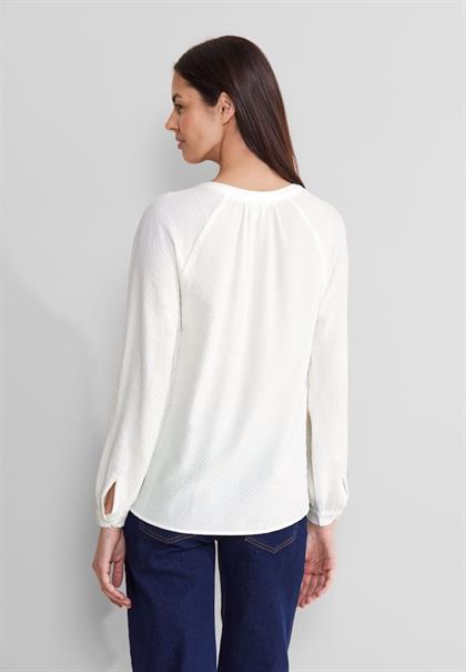 Raglan Bluse off white