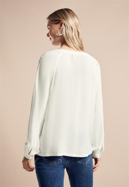 Raglan-Bluse off white