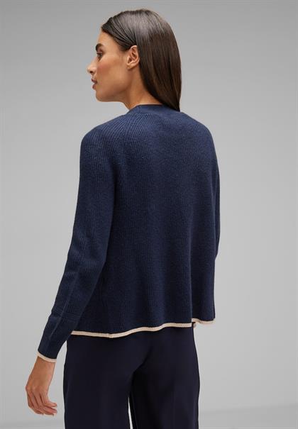 Raglan Cardigan deep blue