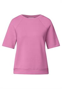 Raglan T-Shirt in Silk-Optik intense rose