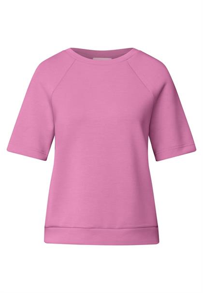 Raglan T-Shirt in Silk-Optik intense rose