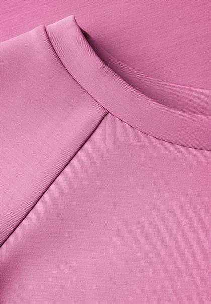 Raglan T-Shirt in Silk-Optik intense rose
