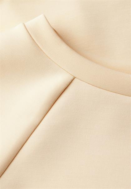 Raglan T-Shirt in Silk-Optik mellow vanilla