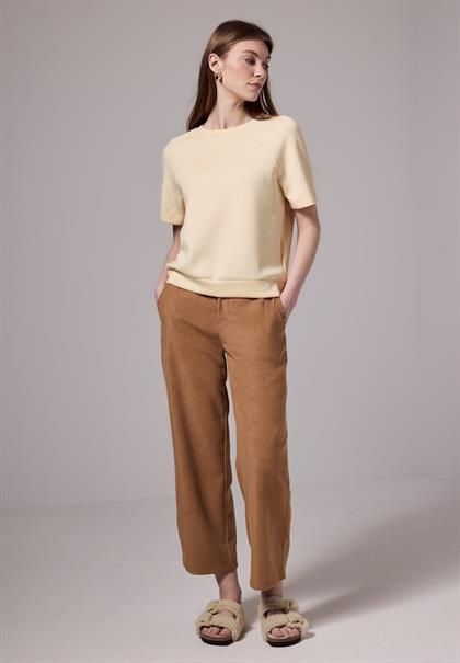 Raglan T-Shirt in Silk-Optik mellow vanilla
