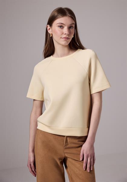 Raglan T-Shirt in Silk-Optik mellow vanilla