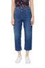 Recycelt: Cropped Jeans mit COOLMAX® blue dark washed