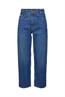 Recycelt: Cropped Jeans mit COOLMAX® blue dark washed