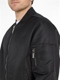 RECYCLED SATEEN HERO BOMBER ck black