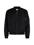 RECYCLED SATEEN HERO BOMBER ck black