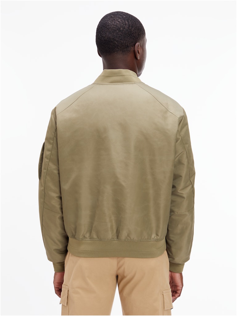 Calvin Klein Herren Jacke RECYCLED SATEEN HERO BOMBER ck black 