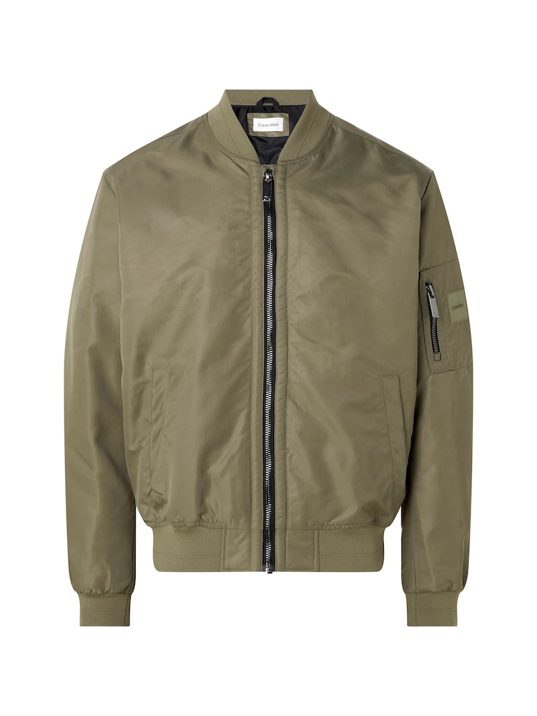 Calvin Klein Herren Jacke RECYCLED SATEEN HERO BOMBER ck black 