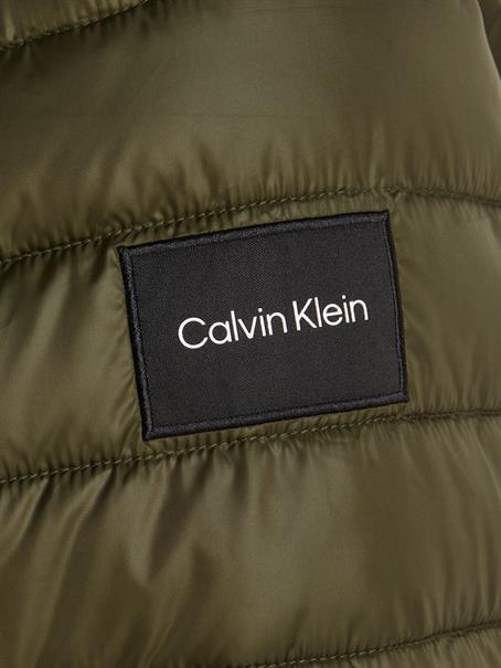 RECYCLED SIDE LOGO JACKET dark olive