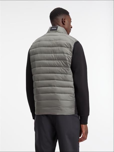 RECYCLED SIDE LOGO VEST gunmetal
