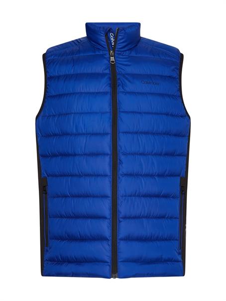 RECYCLED SIDE LOGO VEST mid azure blue