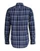 REG COLORFUL POPLIN CHECK SHIRT dusty blue sea