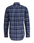 REG COLORFUL POPLIN CHECK SHIRT dusty blue sea