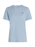REG CONTRAST FLAG SS TEE breezy blue