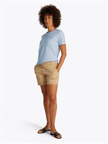 REG CONTRAST FLAG SS TEE breezy blue
