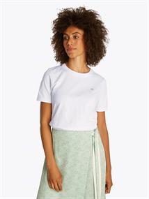 REG CONTRAST FLAG SS TEE th optic white