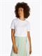 REG CONTRAST FLAG SS TEE th optic white