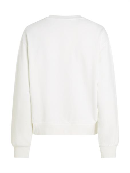 REG CONTRAST FLAG SWEATSHIRT ecru