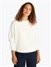 REG CONTRAST FLAG SWEATSHIRT ecru