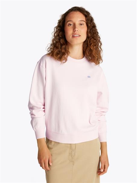 REG CONTRAST FLAG SWEATSHIRT light pink