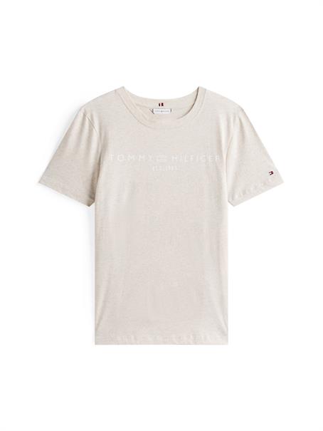 REG CORP LOGO C-NK SS heather oatmilk