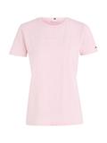 REG FROSTED CORP LOGO C-NK SS classic pink heather